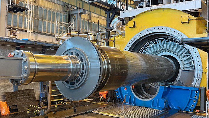 Steam turbine generator rotor